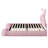 Upholstered Platform Bed with Cartoon Ears Shaped Headboard and Light-660836707-660836636