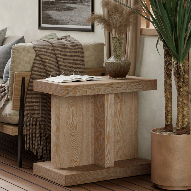 Farmhouse Rustic End Table