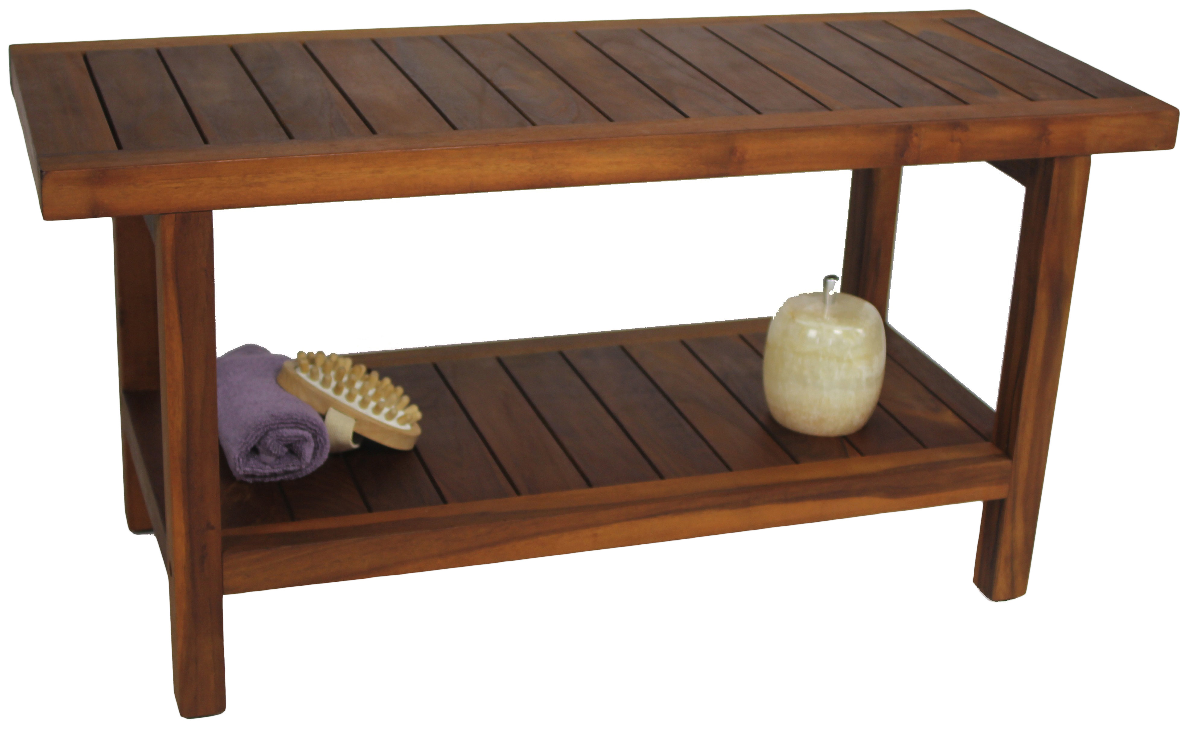 Aqua Teak Teak Shower Bench Reviews Wayfair