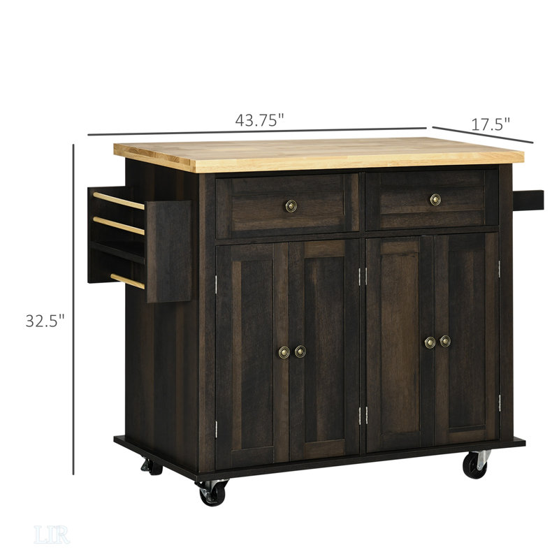 Îlot de cuisine moderne avec chariot à épices, îlot de cuisine