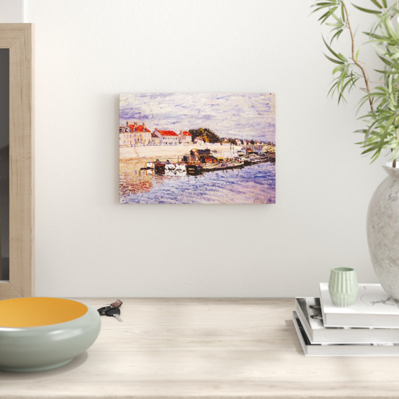 Alfred Sisley - No Frame Painting, 29.7cm H x 42cm W