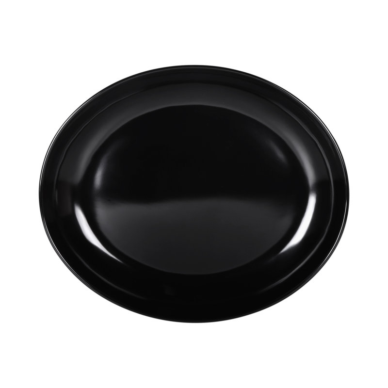 Mélamine noir / plateau blanc, Noir