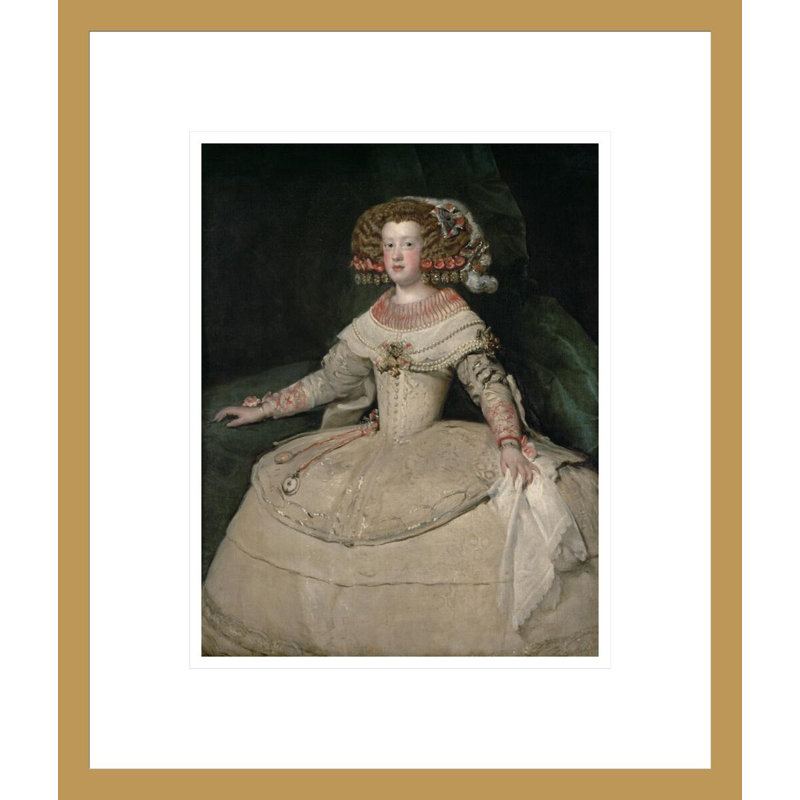 «Infanta Maria Teresa» par Diego Velázquez, impression giclée sur cadre, 16,09 po H x 13,75 po L