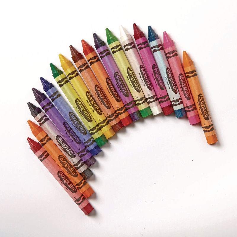 Classpack Triangular Crayons (16 Colours, 256/Box)