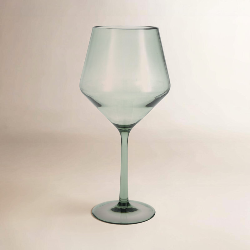 Sole Shatter-Resistant Sauvignon Blanc Glass, 22 oz., Sage Green