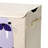 3 Sprouts Collapsible Toy Chest Storage Bin for Kids Playroom, Walrus