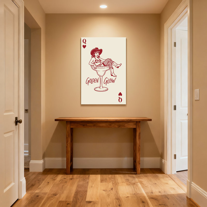 Fashion Queen of Hearts, H 16 po x l 24 po, Toile tendue, Ne s’applique pas