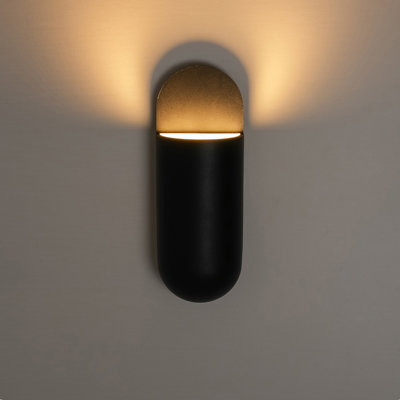 1-Light Flush Mounted Sconce Up Down