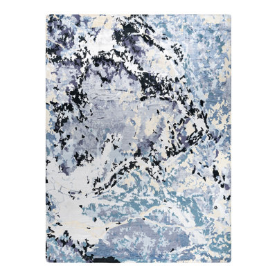 Modern One-of-a-Kind 9' 0" X 12' 1" New Age Area Rug Gray