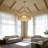 Vintage 8 - Light Dimmable Amber Empire Chandelier