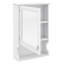 Armoire à pharmacie murale de 20 po avec miroir, armoire de rangement murale avec tablettes réglables et espace ouvert, rangement à miroir-118028644
