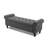 Velvet/Linen Upholstered Storage Bench With Segmented Storage Compartments-413202370