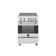 MASTER SERIES 24" INDUCTION RANGE - 4 HEATING ZONES - ELECTRIC OVEN STAINLESS STEEL FINISH