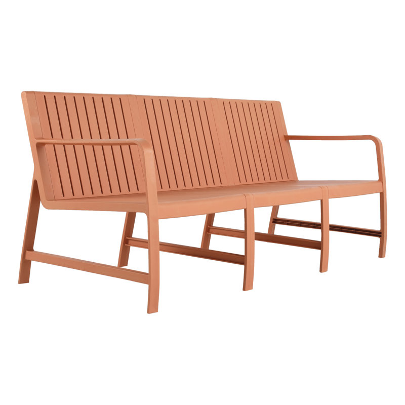 5-Piece Indoor/Outdoor Furniture Set - 3-Seater Sofa,2 Chairs & 2 Coffee Tables Waterproof PP Material- Easy Assembly Patio Conversation Set