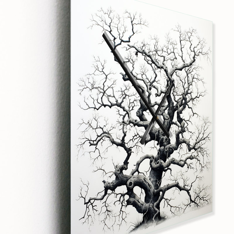 Jennalea - Landscape Trees Wall Clock, Grand