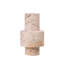 Porte-bougie en travertin naturel