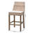 Radele Upholstered Counter Stool with Solid Wood Frame
