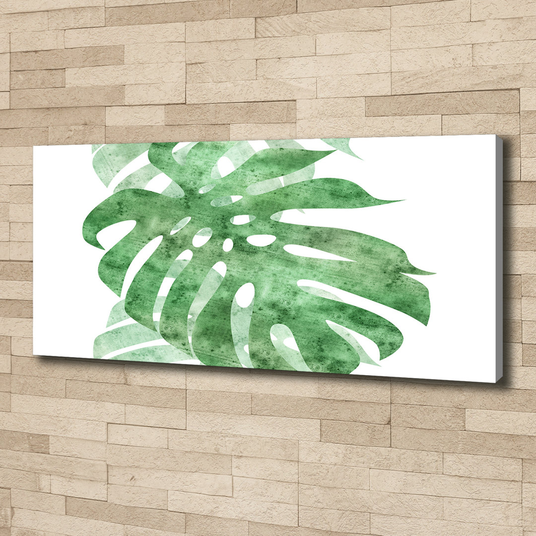 Monstera - Kunstdrucke auf Leinwand - Wrapped Canvas