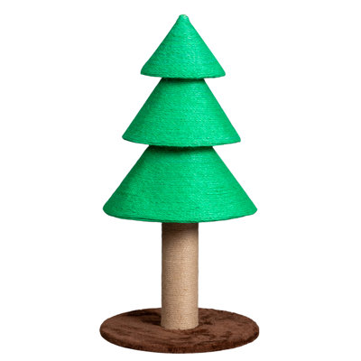 31.5In Christmas Tree Scratcher Cat Scratching Post