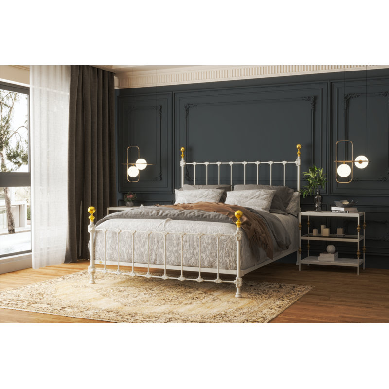151 Palatial Bed | Complete Standard, Matte White, California King
