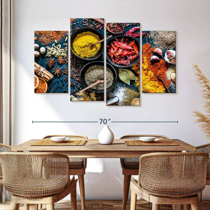 Yarlin Spice Medley, 42" H x 68" W