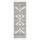 Tapis à poil long blanc cassé et gris anthracite à motif géométrique pour le salon, la chambre à coucher, la salle à manger, la chambre de bébé, le vestibule ou le couloir Adry