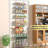 White Door Storage Rack