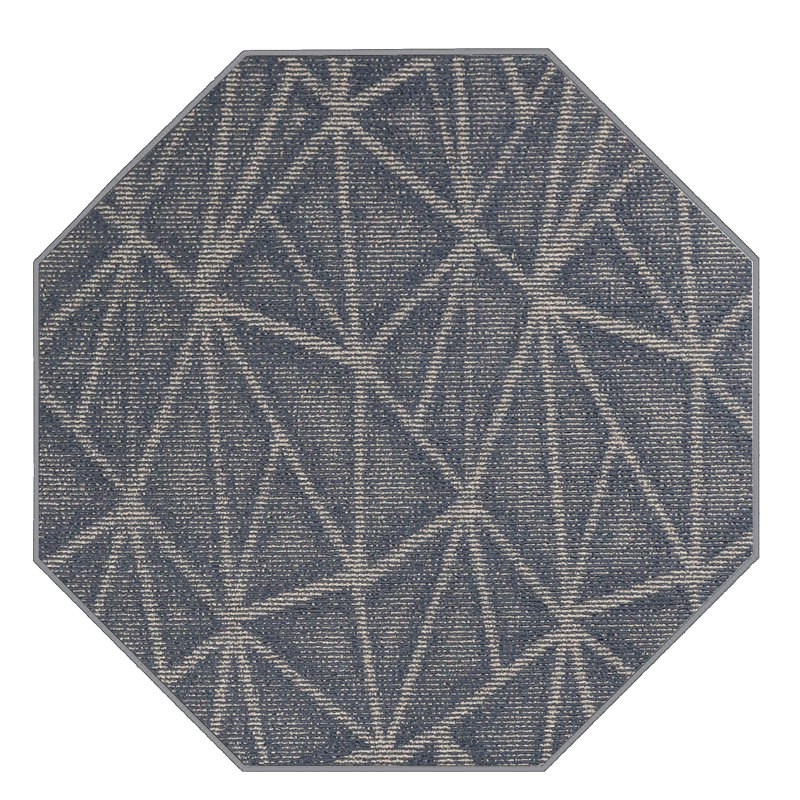 Deyoung Geometric Indoor Rug, Octagon 6'