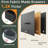 Black 4-Fabric-Drawer Lateral File Cabinet - Mobile Filing Cabinet (Printer Stand For Large Printers, Fits A4/Letter For Home Office)