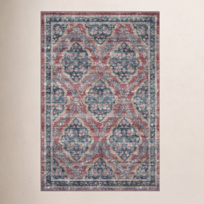Rifle Paper Co. x Loloi Red Floral Rug