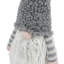 Gnome assis en tissu avec pieds souples