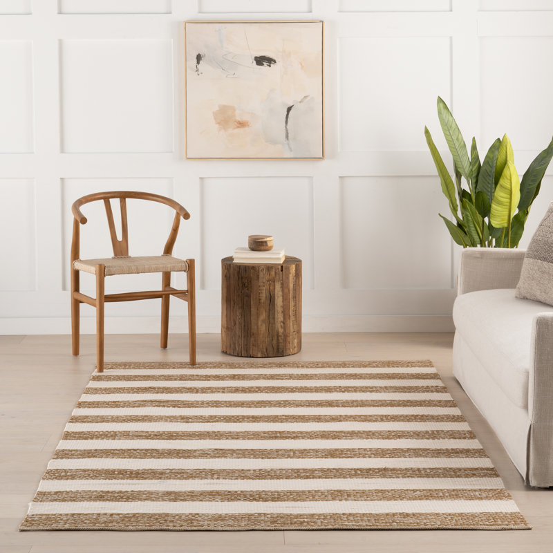  Tapis rayé intérieur / extérieur Sonnet, Rectangle 9 pi 6 po x 13 pi 6 po