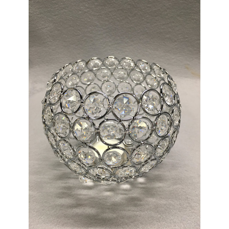 Porte-votive de table en cristal 6"