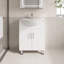 Ensemble de meuble-lavabo simple 24 po avec plateau en céramique Salene