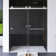 55''-59'' W X 72" H Brushed Frameless Sliding Shower Door