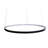 Stockham 1-Light Unique Geometric LED Pendant Circle Ring Chandelier Remote Dimmable-626403762-626403760