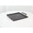 Aluminum Metal Square Living Room Decor Tray With Handles-2092080510