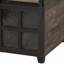 Table basse avec portes coulissantes