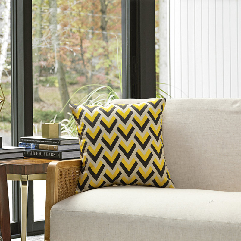 Housse de coussin Los Angeles seulement - ensemble de 2, Jaune