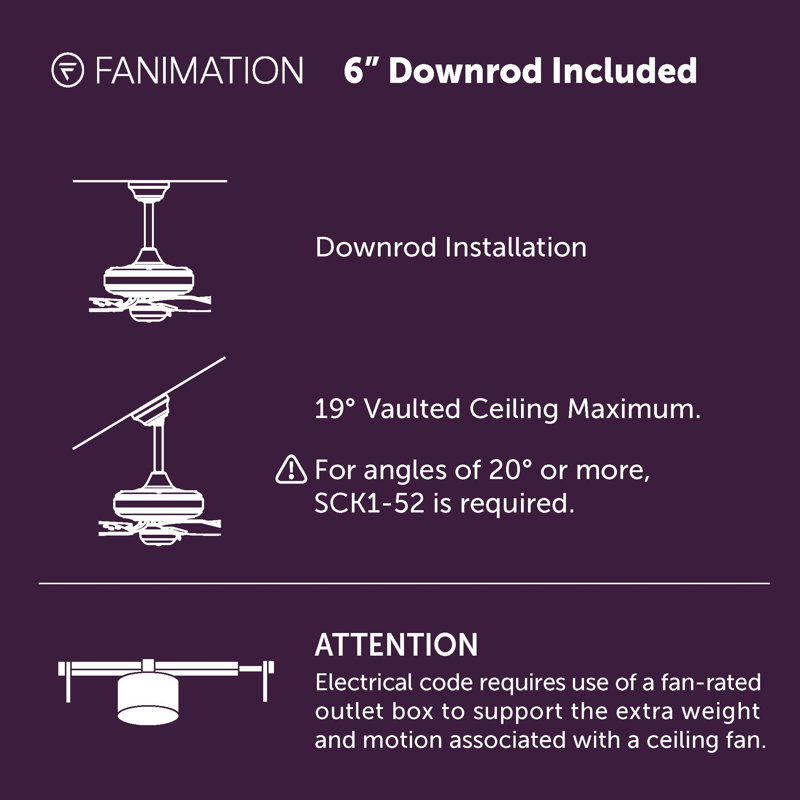 Ventilateur de plafond Levon 72 pouces pour intérieur/extérieur avec kit d'éclairage DEL à température de couleur sélectionnable - Nickel brossé avec pales en cerisier