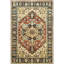 Hand Knotted Wool Oriental Area Rug in Rust/Blue/Navy/Cream