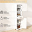 Bathroom Tall Cupboard - 1 Drawer, 2 Doors, Construction, , White Locker Proof Interior