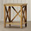 Table de bout en bois massif avec rangement Paignt