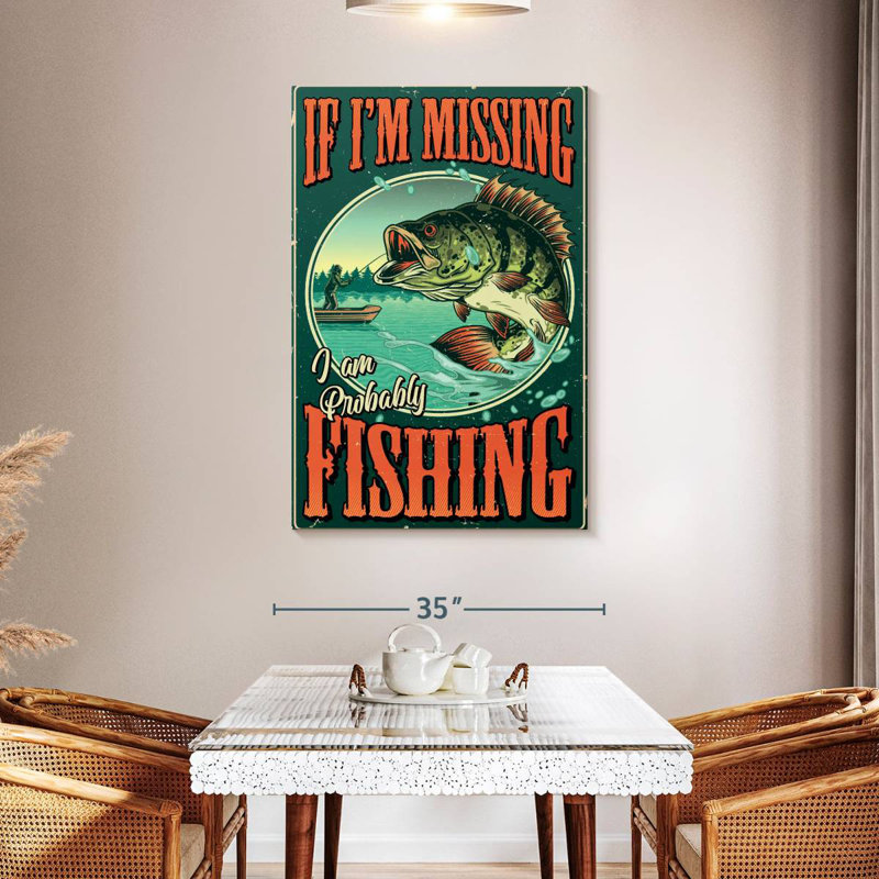 Senne Bass Fishing, H 48 po x l 32 po