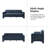 Werts Modern 84" Curved Chenille Sofa-1013673958