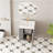 21.6" Open-Shelving Vanity With Ceramic Sink, Soft-Close Door, Left Storage Shelf, Assembly Needed, Grey-1791725122