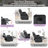 84'' Wide Modern Microfiber Manual Reclining Sofa, 3-Seater Couch Set Of 2-534666074