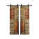 Panelled Wood S Series Double Barn Door with Installation Hardware Kit