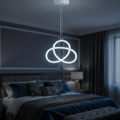 Lustre contemporain DEL Infinity