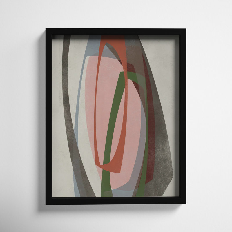 Orbit 7 by Jacques Pilon, Black Framed, 20" H x 16" W